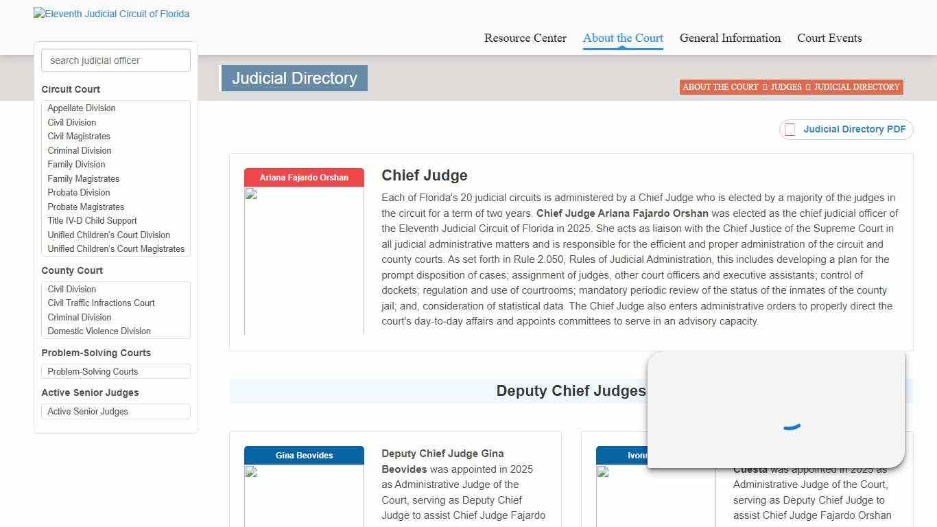 Judicial Directory